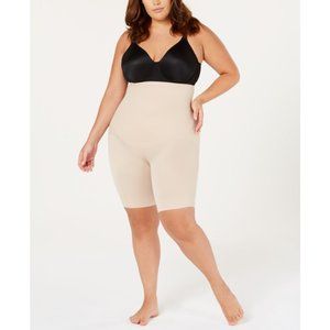 Miraclesuit Plus Size Flexible-Fit High Waist Thigh Slimmer 2939 2XL &  3XL NUDE
